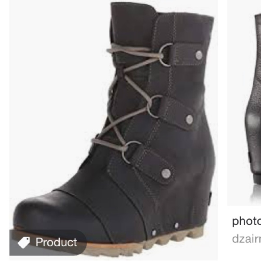 NWOT Sorel Joan of Arctic wedge mid lace up